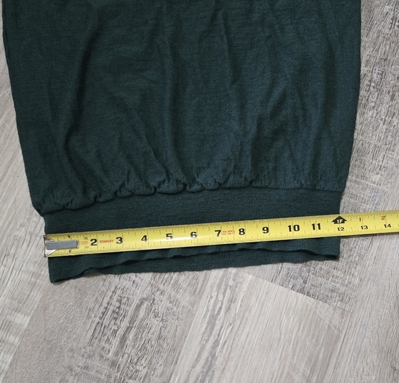 J.Crew Wool Sweater Women's XS Lightweight Green Soft Boho - Picture 7 of 9